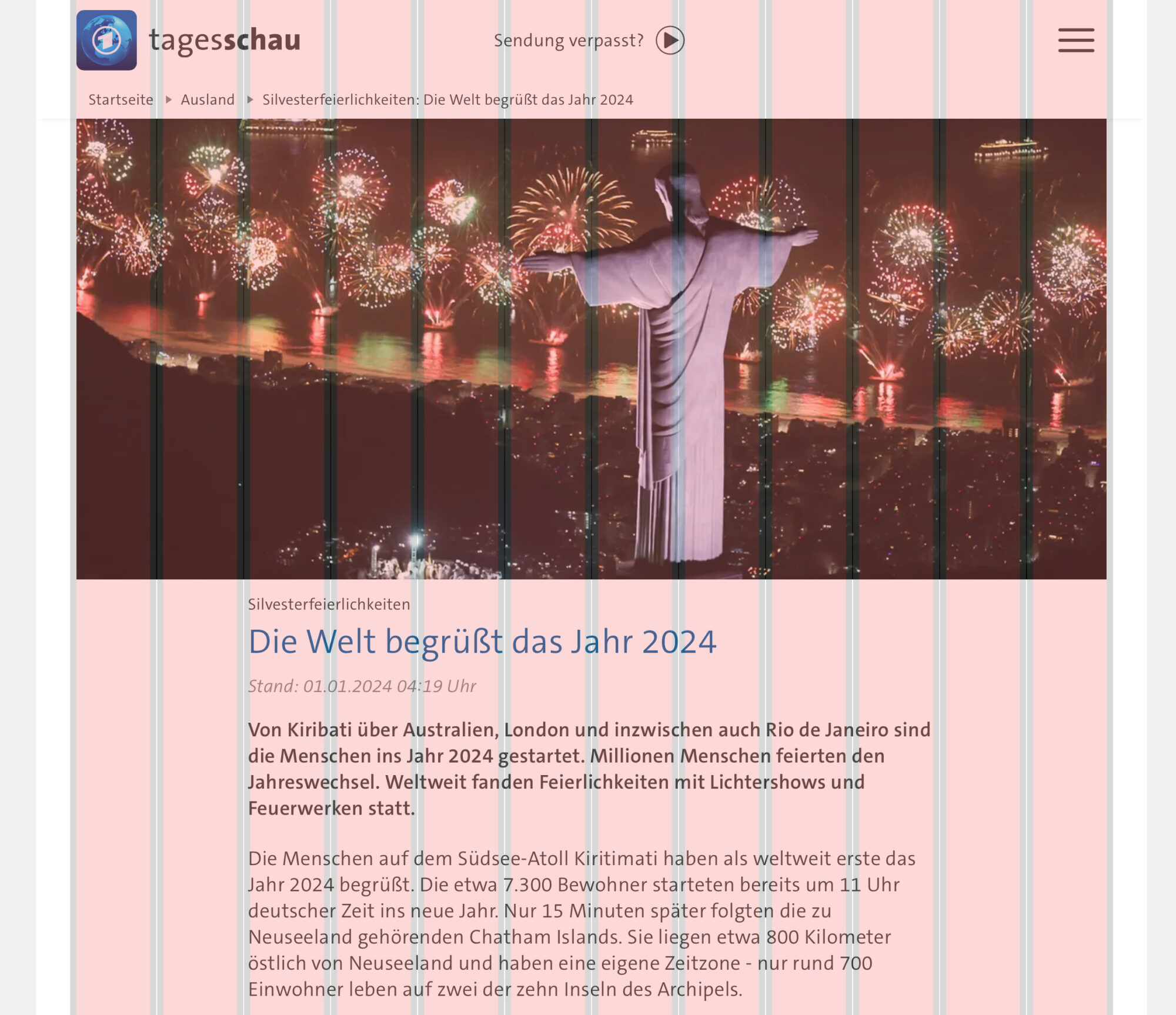 Gestaltungsraster: Schlüssel Zu Effektivem Webdesign 1 Spaltenraster Tagesschau 80